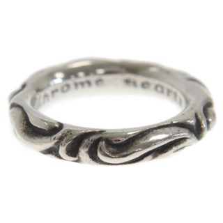 クロムハーツ(Chrome Hearts)のCHROME HEARTS クロムハーツ SCRL BAND スクロールバンドリング シルバー(リング(指輪))