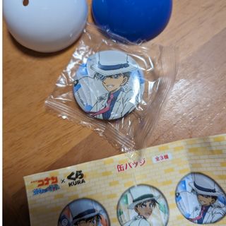 メイタンテイコナン(名探偵コナン)のくら寿司　名探偵コナン　怪盗キッド　缶バッジ(キャラクターグッズ)