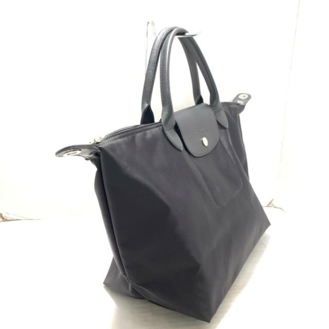 LONGCHAMP(ロンシャン)のLONGCHAMP(ロンシャン) ハンドバッグ ル・プリアージュネオ 黒 ナイロン×レザー レディースのバッグ(ハンドバッグ)の商品写真