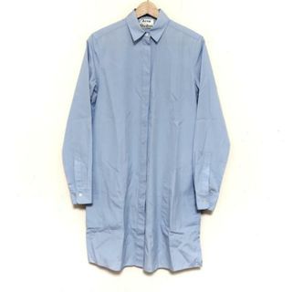 ACNE STUDIOS(アクネ ストゥディオズ) ワンピース サイズ34 S レディース美品  - ライトブルー 長袖/ひざ丈/シャツワンピ