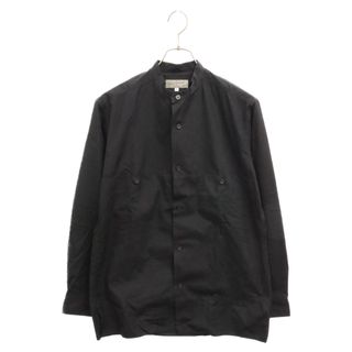 ヨウジヤマモト(Yohji Yamamoto)のYohji Yamamoto POUR HOMME ヨウジヤマモト プールオム スタンドカラー長袖シャツ ブラック HH-B99-038(シャツ)