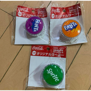 コカコーラ(コカ・コーラ)の新品　コカコーラ　オリジナルヨーヨー　３点セット(知育玩具)