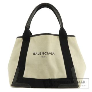 バレンシアガ(Balenciaga)のBALENCIAGA 339933 ネイビーカバスS トートバッグ キャンバス レディース(トートバッグ)