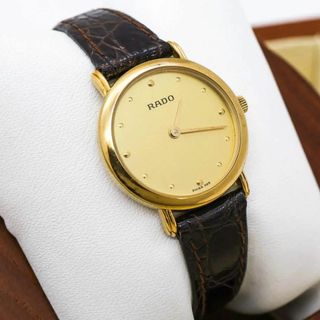 ラドー(RADO)の◆稼働  RADO 腕時計 純正レザーベルト レディース 新品電池 y(腕時計)