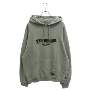 NEIGHBORHOOD - NEIGHBORHOOD ネイバーフッド 24SS CLASSIC SWEAT PARKA フロントプリント プルオーバーパーカー グリーン 241FPNH-CSM04