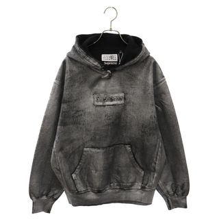 シュプリーム(Supreme)のSUPREME シュプリーム 24SS×MM6 Maison Margiela Foil Box Logo Hooded Sweatshirt エムエムシックス メゾンマルジェラ フォイルボックスロゴプルオーバーパーカー フーディー(パーカー)