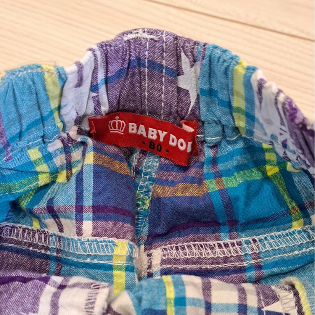 BABYDOLL(ベビードール)のベビードール　ハーフパンツ　80 キッズ/ベビー/マタニティのベビー服(~85cm)(パンツ)の商品写真
