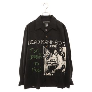 ワコマリア(WACKO MARIA)のWACKO MARIA ワコマリア 23AW DEAD KENNEDYS HAWAIIAN SHIRT L/S TYPE-1 デッドケネディーズ ハワイアン長袖シャツ ブラック(シャツ)