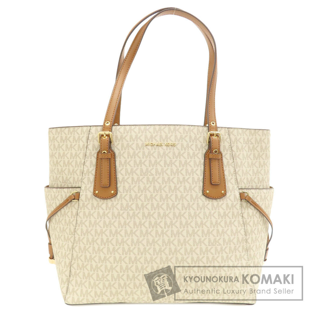 Michael Kors(マイケルコース)のMichael Kors MKシグネチャー トートバッグ PVC レディース レディースのバッグ(トートバッグ)の商品写真