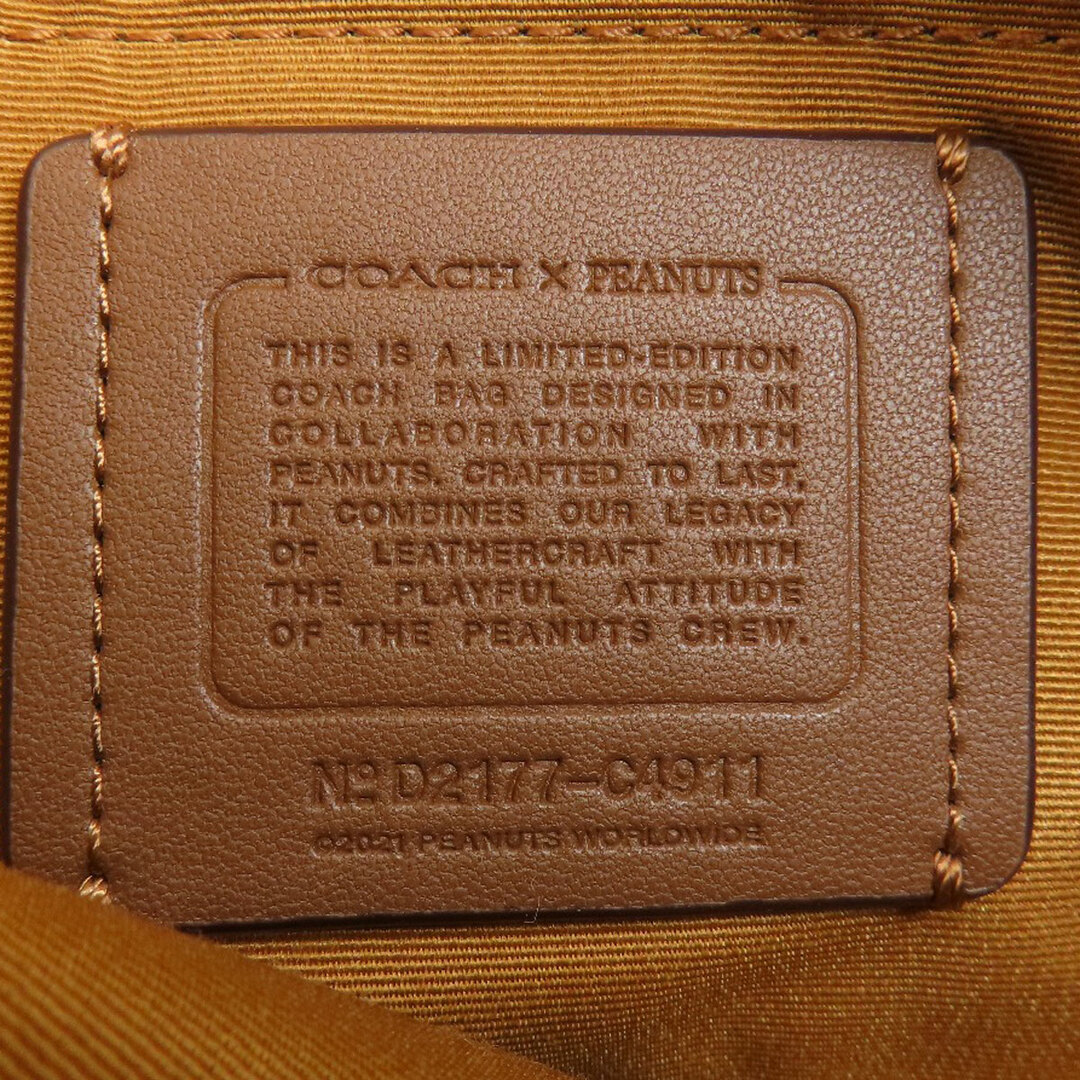 COACH(コーチ)のCOACH C4911 ピーナッツコラボ ショルダーバッグ レザー レディース レディースのバッグ(ショルダーバッグ)の商品写真