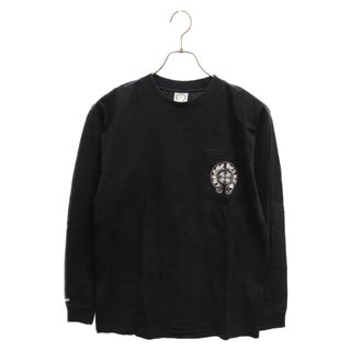 クロムハーツ(Chrome Hearts)のCHROME HEARTS クロムハーツ バックセメタリークロス 長袖Tシャツ ロングスリーブカットソー ロンT ブラック(Tシャツ/カットソー(七分/長袖))