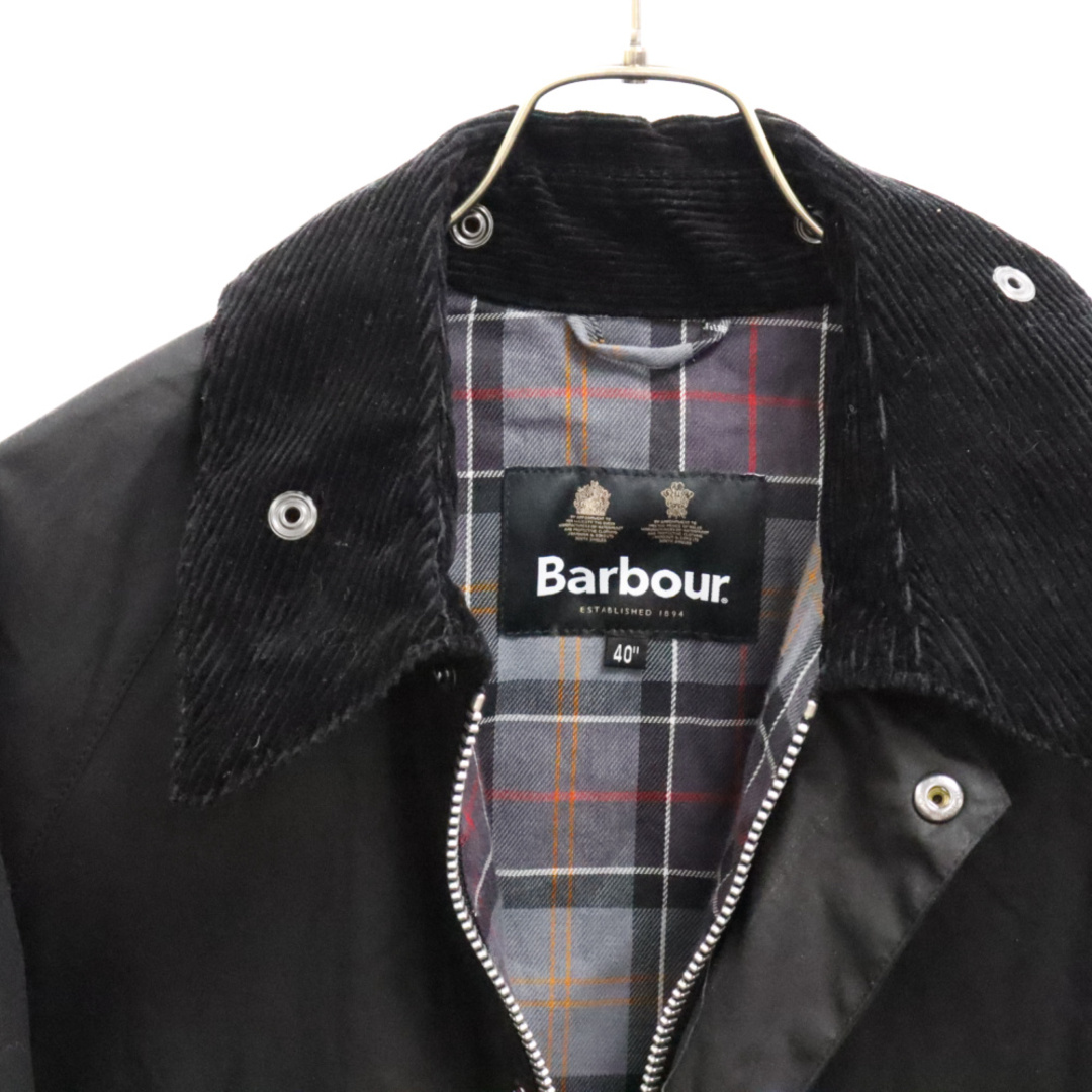 Barbour(バーブァー)のBarbour バブアー 23AW WAX COTTON BEDALE OVERSIZED FIT ワックスコットン ビデイル オーバーサイズフィット オイルドジャケット ブルゾン ブラック 232MWX1679 メンズのジャケット/アウター(フライトジャケット)の商品写真