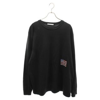 アレキサンダーワン(Alexander Wang)のALEXANDER WANG アレキサンダーワン 渋谷パルコ限定 ロゴロングスリーブカットソー ブラック(Tシャツ/カットソー(七分/長袖))