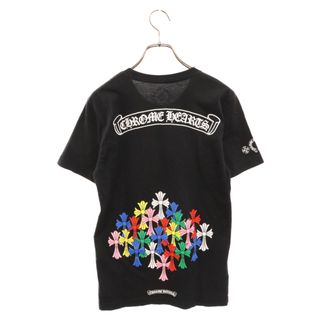 クロムハーツ(Chrome Hearts)のCHROME HEARTS クロムハーツ MLTCOL CEM CRS T-SHRT マルチセメタリークロスプリント 半袖Tシャツ カットソー ブラック(Tシャツ/カットソー(半袖/袖なし))