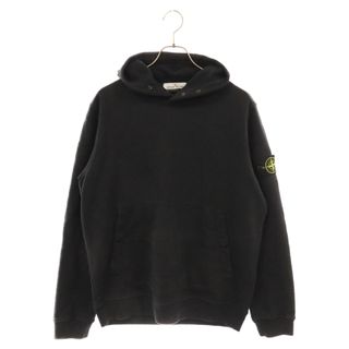 ストーンアイランド(STONE ISLAND)のSTONE ISLAND ストーンアイランド アームロゴ プルオーバーパーカー スウェット 791561720 ブラック(パーカー)