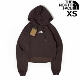 ザノースフェイス(THE NORTH FACE)のノースフェイス W パーカー US限定 ショート丈(XS)茶 181130(パーカー)