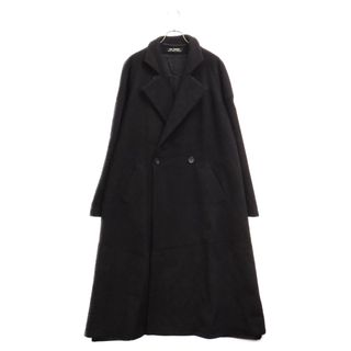 ラフシモンズ(RAF SIMONS)のRAF SIMONS ラフシモンズ 00AW 初期 ウール ロングダブルコート ブラック(フライトジャケット)