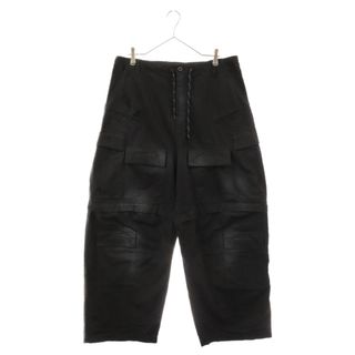 BALENCIAGA バレンシアガ 24SS LARGE CARGO PANTS ダメージ加工 ラージカーゴパンツ ブラック 790982 TKP27