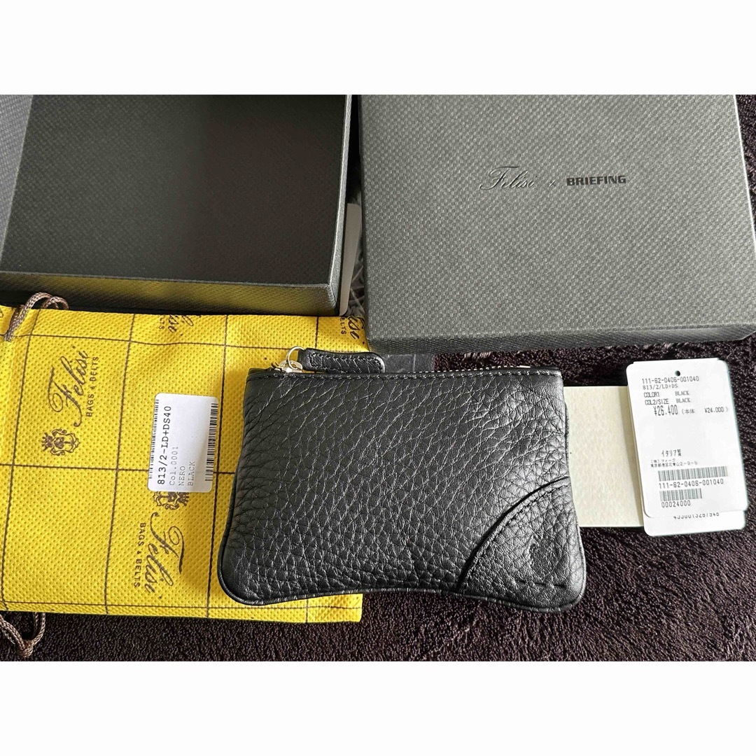 フェリージとブリーフィング コイン、カードケース 未使用品 かぎり フェリージとブリーフィング コイン、カードケース 未使用品 かぎり