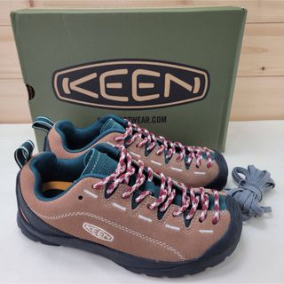 キーン(KEEN)のキーン ジャスパー ブラウン/グリーン 22.5cm(スニーカー)