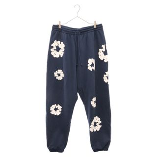 DENIM TEARS デニムティアーズ 23AW FLOWER PRINT SWEAT PANTS フラワープリント スウェットパンツ ネイビー(その他)