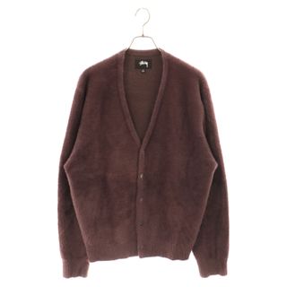 ステューシー(STUSSY)のSTUSSY ステューシー 22AW SHAGGY CARDIGAN シャギーカーディガン パープル(カーディガン)