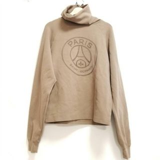 Paris Saint-Germain(パリサンジェルマン) 長袖カットソー サイズS メンズ - ダークブラウン タートルネック(Tシャツ/カットソー(七分/長袖))