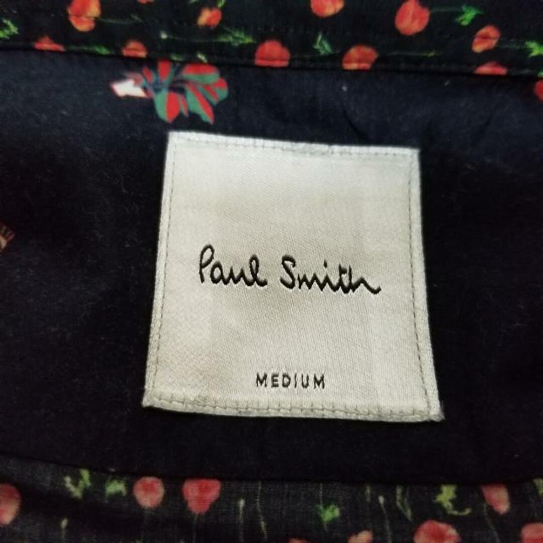 Paul Smith(ポールスミス)のPaulSmith(ポールスミス) 半袖シャツ サイズM メンズ - 黒×レッド×マルチ メンズのトップス(シャツ)の商品写真