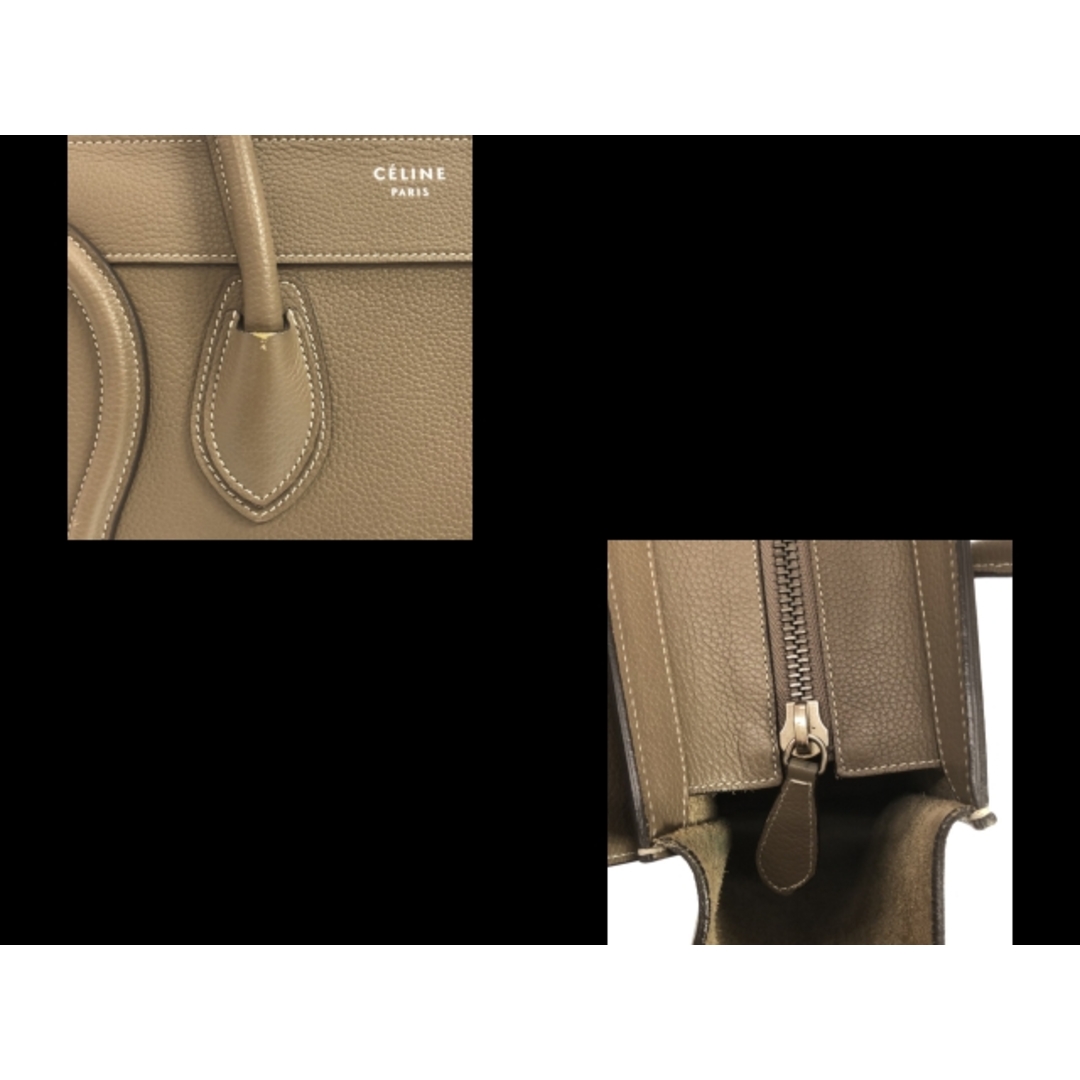 celine(セリーヌ)のCELINE(セリーヌ) ハンドバッグ ラゲージマイクロショッパー 167793DRU.03UN デューン(ベージュ) ドラムドカーフ レディースのバッグ(ハンドバッグ)の商品写真