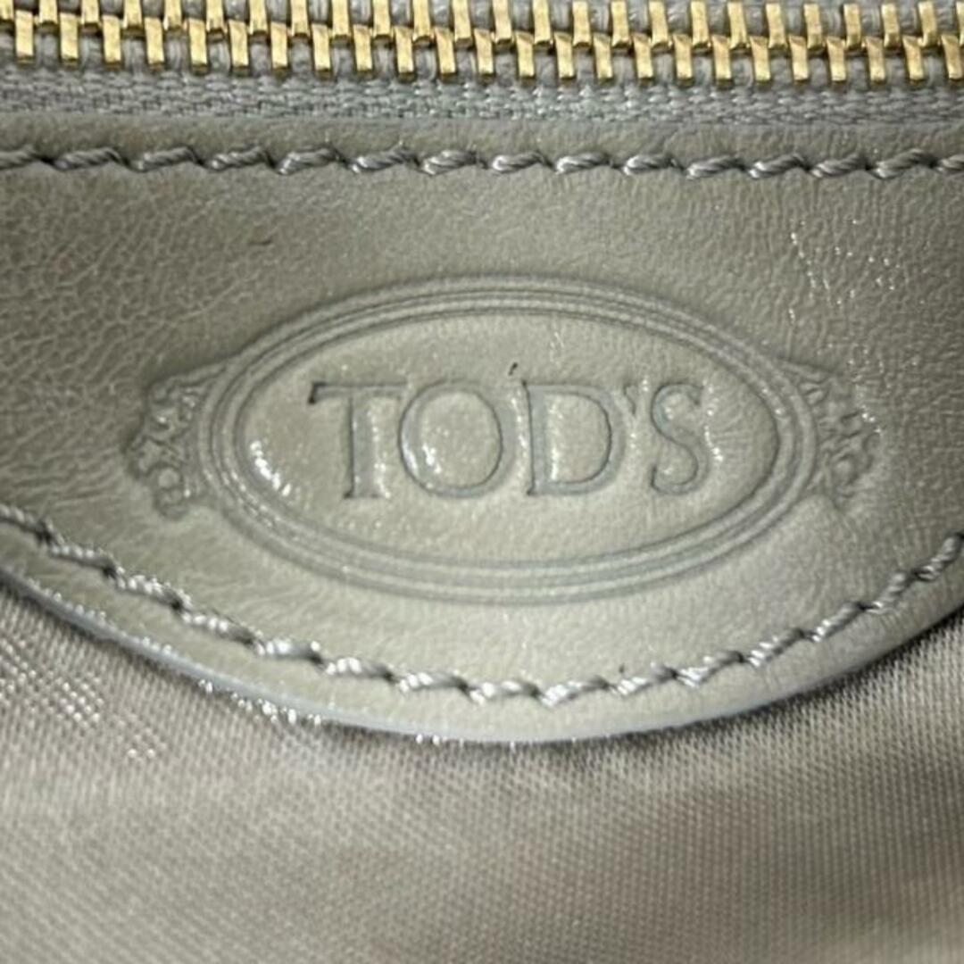 TOD'S(トッズ)のTOD'S(トッズ) ハンドバッグ パシュミー グレー×ライトグレー ナイロン×レザー レディースのバッグ(ハンドバッグ)の商品写真