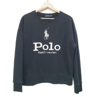 POLO RALPH LAUREN - POLObyRalphLauren(ポロラルフローレン) トレーナー サイズ160/84A メンズ - 黒×白 長袖