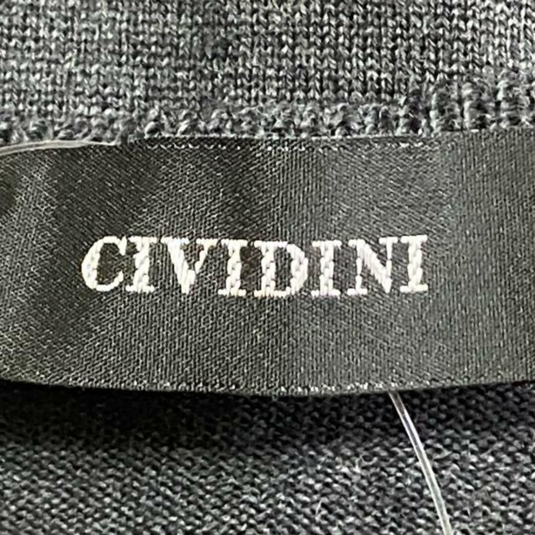 CIVIDINI(チヴィディーニ) カーディガン サイズ42 M レディース美品  - ダークグレー 長袖 レディースのトップス(カーディガン)の商品写真