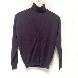 ジョンスメドレー(JOHN SMEDLEY)のJOHN SMEDLEY(ジョンスメドレー) アンサンブル レディース新品同様  - ボルドー(アンサンブル)