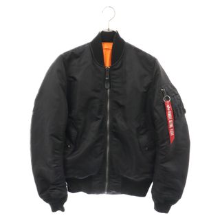 アルファインダストリーズ(ALPHA INDUSTRIES)のALPHA INDUSTRIES アルファ インダストリーズ MA-1 Flight Jacket フライトボンバージャケット ベージュ ブラック 0615-00-573-8335(フライトジャケット)