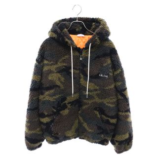 セリーヌ(celine)のCELINE セリーヌ Camouflage Jacket カモフラージュジップアップフリースジャケット パーカー 2Y905710S カーキ XS(フライトジャケット)