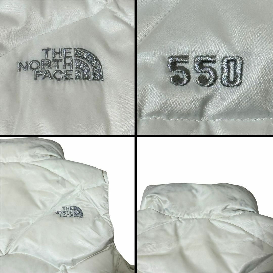 THE NORTH FACE(ザノースフェイス)のザノースフェイス　ダウンベスト　550フィル　ウィメンズM 刺繍　キルティング レディースのジャケット/アウター(ダウンベスト)の商品写真