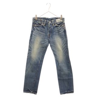 リーバイス(Levi's)のLevi's リーバイス 66501-0014 501XX-501 ダブルネーム 66年復刻モデル 赤耳 紙パッチ オフセット ビッグE 日本製 ストレートデニムパンツ インディゴ(デニム/ジーンズ)