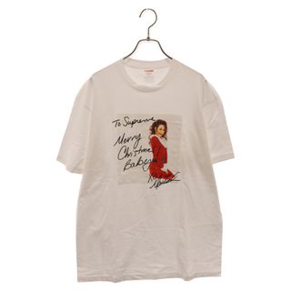 シュプリーム(Supreme)のSUPREME シュプリーム 20AW Mariah Carey Tee マライアキャリー フォトプリント半袖Tシャツ カットソー ホワイト(Tシャツ/カットソー(半袖/袖なし))