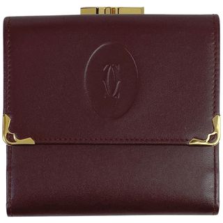 Cartier - カルティエ マストライン 三つ折り 財布 レディース 【中古】