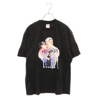 シュプリーム(Supreme)のSUPREME シュプリーム 17AW Kiss Tee キスイラストプリント コットン半袖Tシャツ カットソー ブラック(Tシャツ/カットソー(半袖/袖なし))