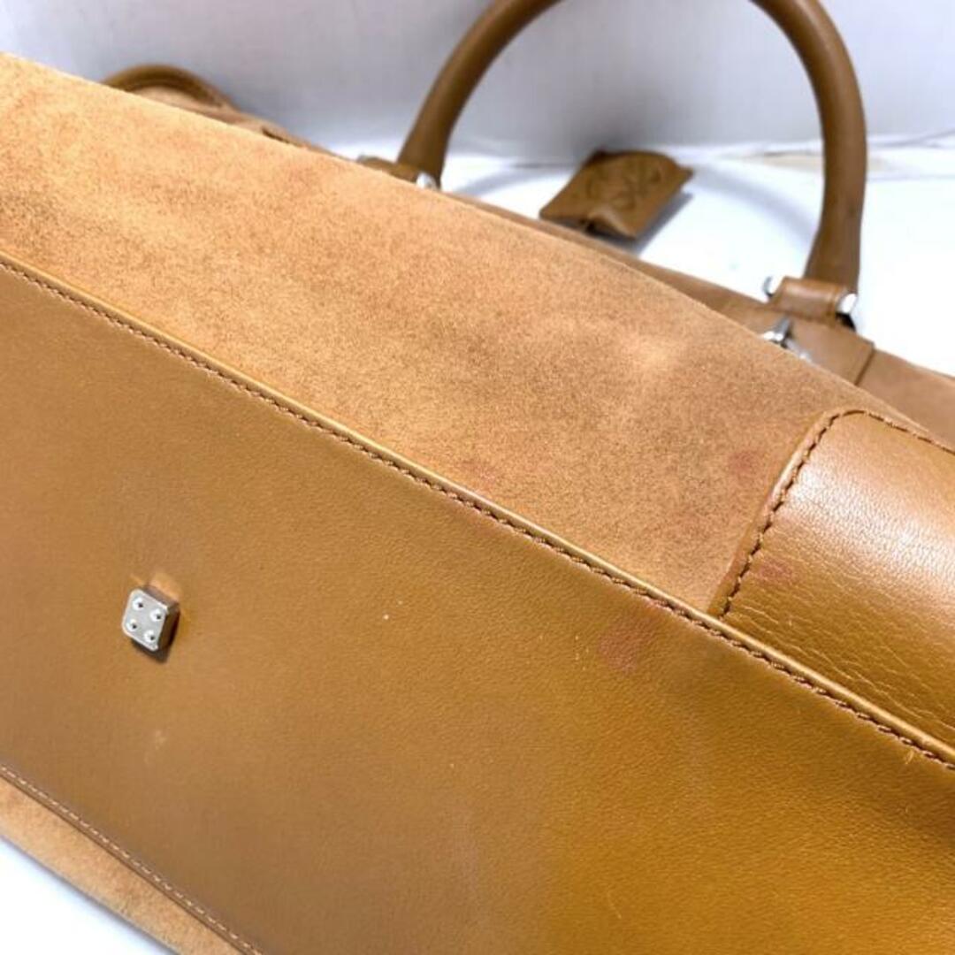 LOEWE(ロエベ)のLOEWE(ロエベ) ハンドバッグ アマソナ36 ブラウン スエード×レザー レディースのバッグ(ハンドバッグ)の商品写真