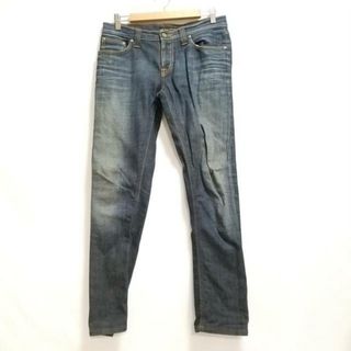 ヌーディジーンズ(Nudie Jeans)のNudieJeans(ヌーディージーンズ) ジーンズ サイズ29 メンズ - ネイビー フルレングス/ダメージ加工(デニム/ジーンズ)