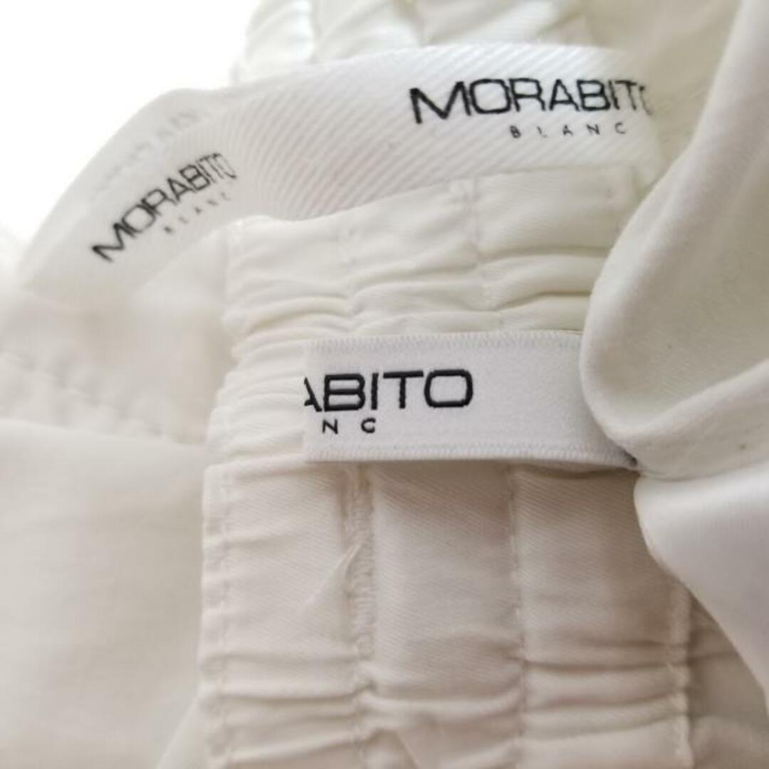 MORABITO(モラビト)のMORABITO(モラビト) パンツ サイズ38 M レディース美品  - 白 フルレングス/ウエストゴム レディースのパンツ(その他)の商品写真
