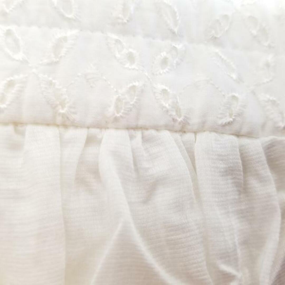 MORABITO(モラビト)のMORABITO(モラビト) ロングスカート サイズ38 M レディース美品  - 白 刺繍 レディースのスカート(ロングスカート)の商品写真