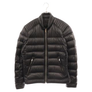 プラダ(PRADA)のPRADA プラダ 21SS Nylon Down Jacket 三角ロゴナイロンダウンジャケット ブラック SGB608 R142(ダウンジャケット)