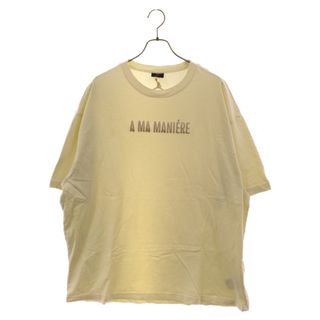 ナイキ(NIKE)のNIKE ナイキ JORDAN BRAND A Ma Maniere Tee ア マ マニエール ロゴ刺繍 クルーネック カットソー 半袖Tシャツ クリーム DV7468-104(Tシャツ/カットソー(半袖/袖なし))