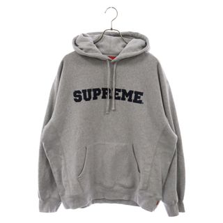 シュプリーム(Supreme)のSUPREME シュプリーム 24SS Collegiate Hooded Sweatshirt Heather Grey カレッジエイト スウェット フーディ プルオーバーパーカー グレー(パーカー)