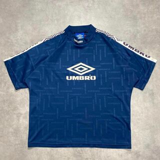 アンブロ(UMBRO)のUMBRO アンブロ サッカーゲームシャツ 古着ヴィンテージ青タグ90s(Tシャツ/カットソー(半袖/袖なし))