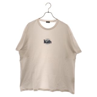 KITH キス ベロアロゴデザイン 半袖Tシャツ カットソーホワイト 21-071-060-0012-2-0(Tシャツ/カットソー(半袖/袖なし))