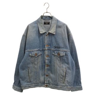 バレンシアガ(Balenciaga)のBALENCIAGA バレンシアガ 21SS Back Logo Embroidery Denim Jacket バックロゴ刺繍 デニムジャケット インディゴ 657608 TDW15(Gジャン/デニムジャケット)